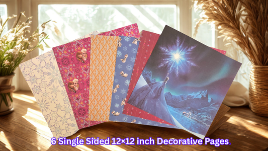 Disney Frozen Complete Scrapbooking Set - 111 Stickers, 23 Die Cuts, 6 Printed Papers