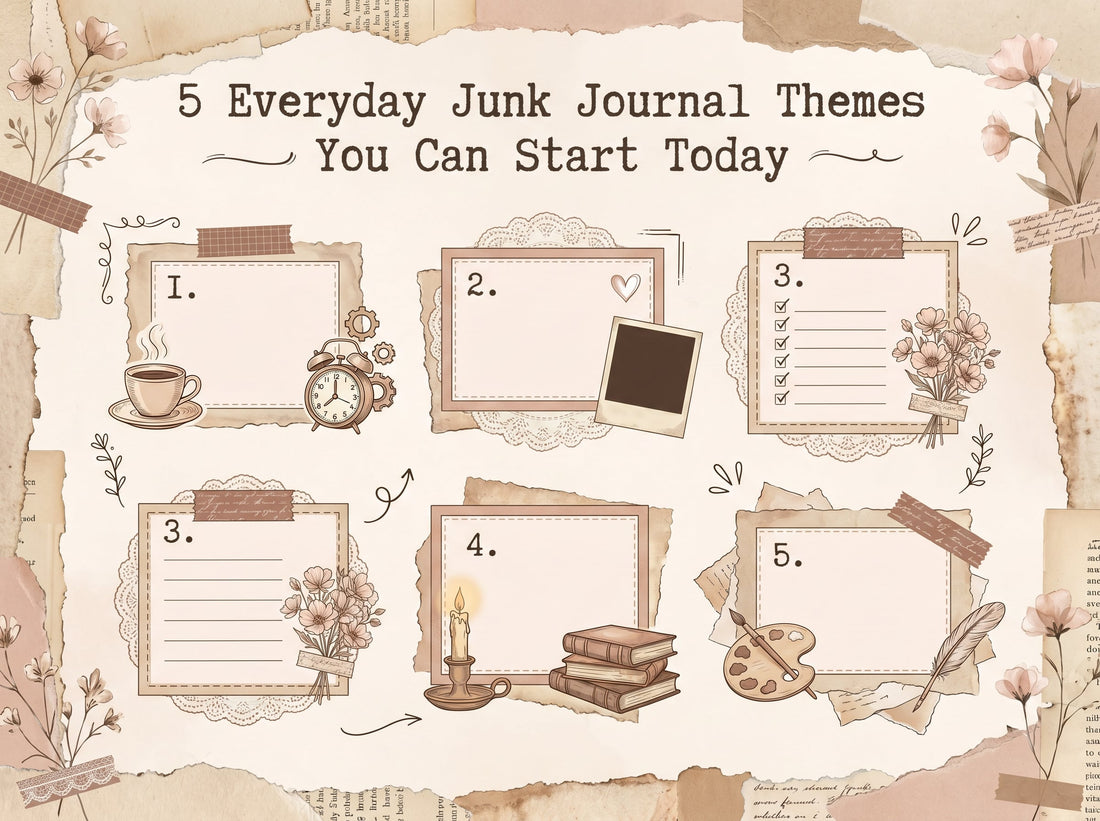 5 Everyday Junk Journal Themes to Inspire Your Daily Creativity