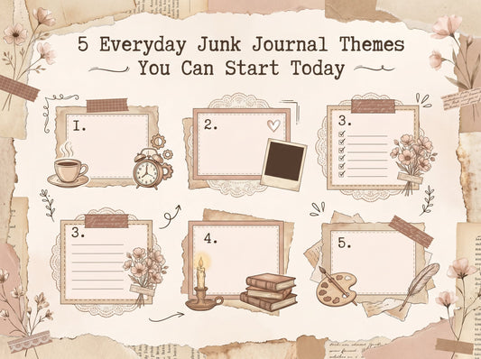 5 Everyday Junk Journal Themes to Inspire Your Daily Creativity