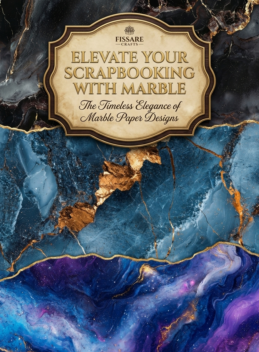 Discover the Beauty of Designer Marble Scrapbook Paper for Journaling, Scrapbooking, and Creative Projects