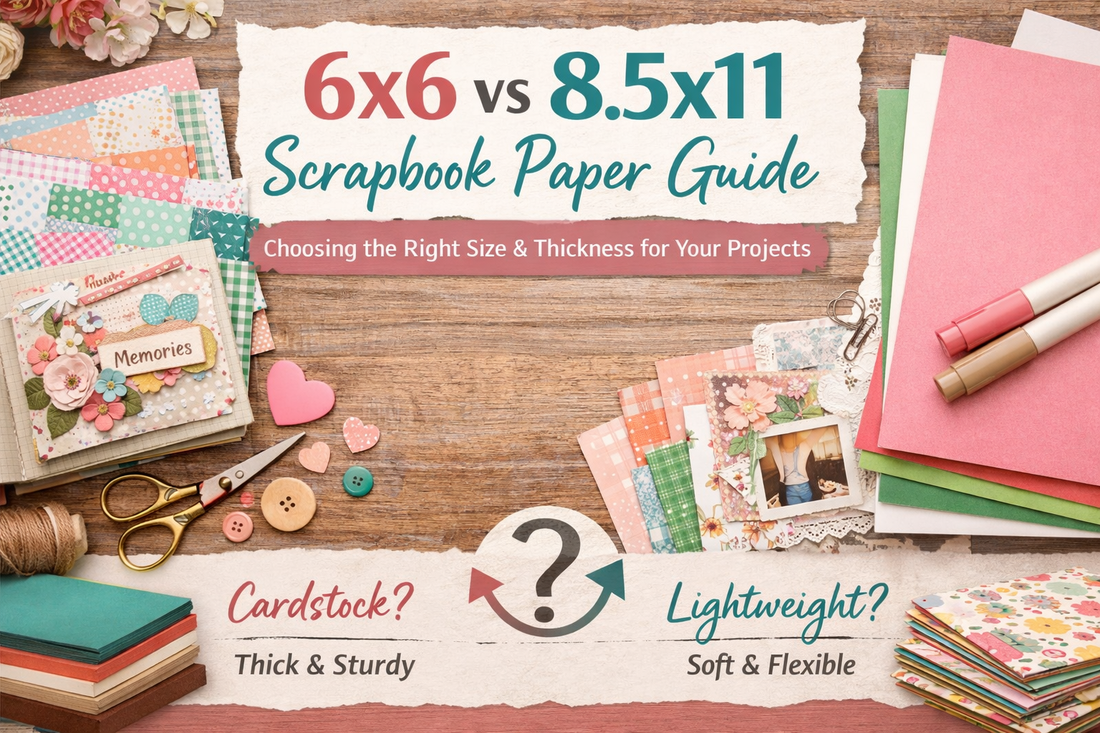 Scrapbook Paper: Choosing the Right Size & Thickness for Your Creative Style