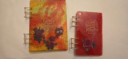 Personalized Custom Resin 3 Ring Binder Journal