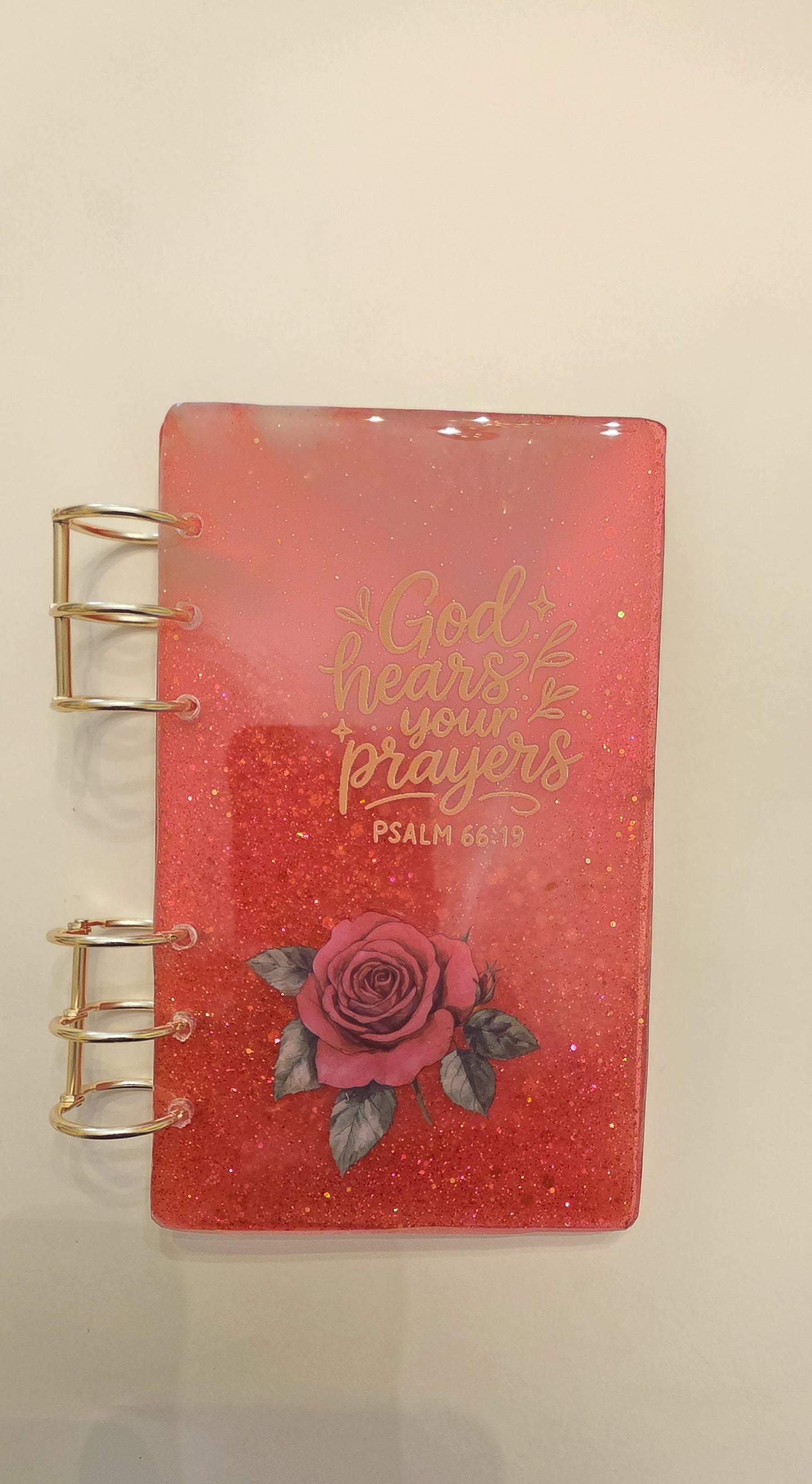 Personalized Custom Resin 3 Ring Binder Journal