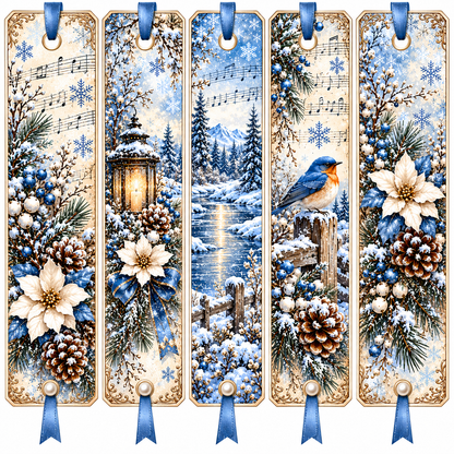 Frosted Melodies 6x6 Winter Scrapbook Paper Set – 30 Sheets