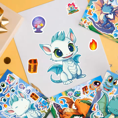 Make A Face Dragon Stickers