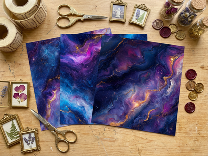 Designer Marble Scrapbook Paper Collection 6x6