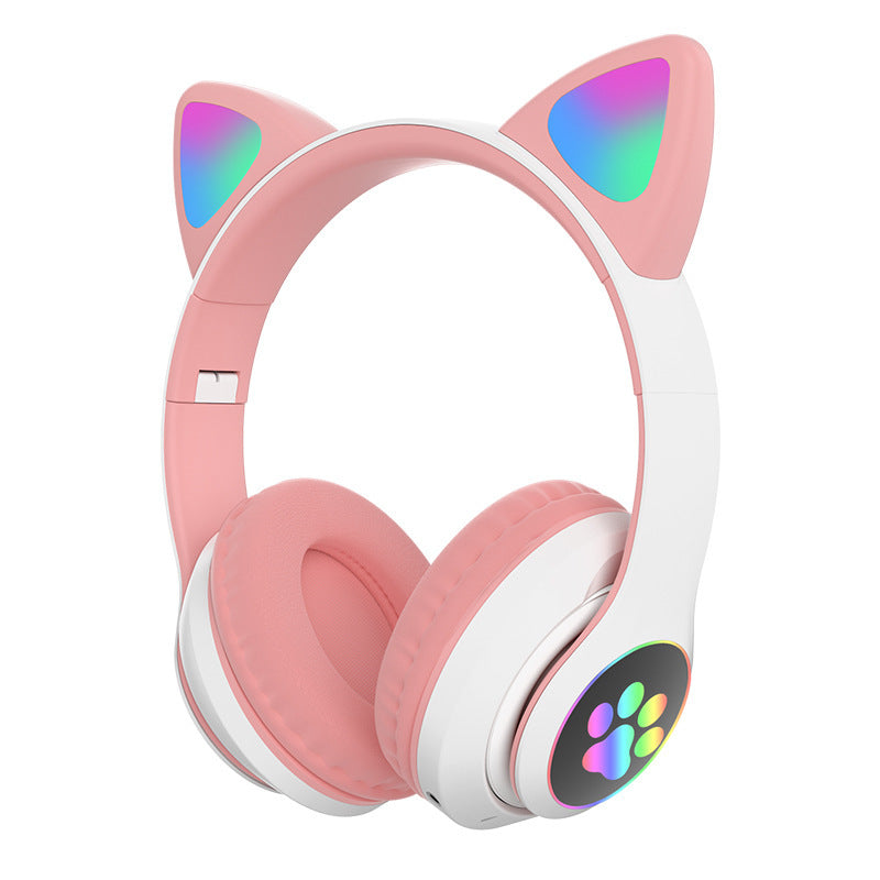 Cat Ears Bluetooth 5.0 Foldable Stereo Headset