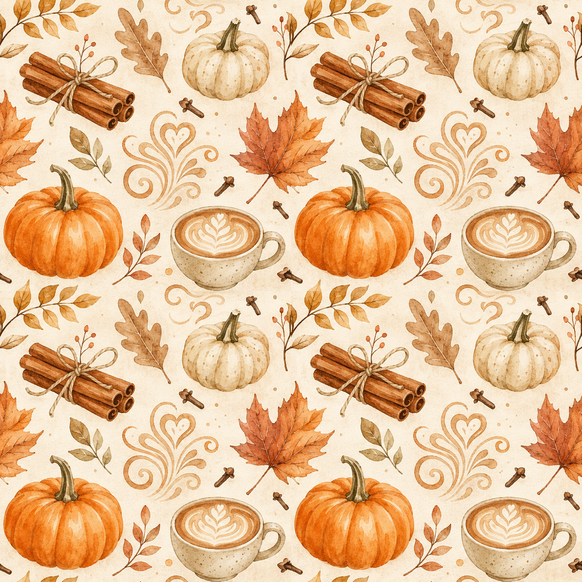 Pumpkin Spice Collection — 30‑Sheet Scrapbook & Journaling Set