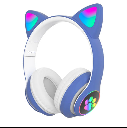 Cat Ears Bluetooth 5.0 Foldable Stereo Headset
