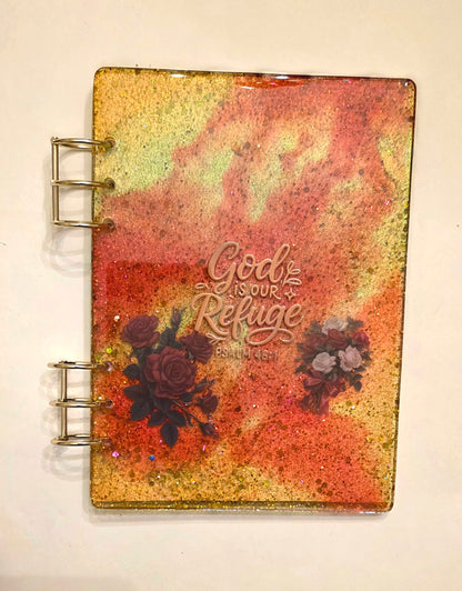 Personalized Custom Resin 3 Ring Binder Journal
